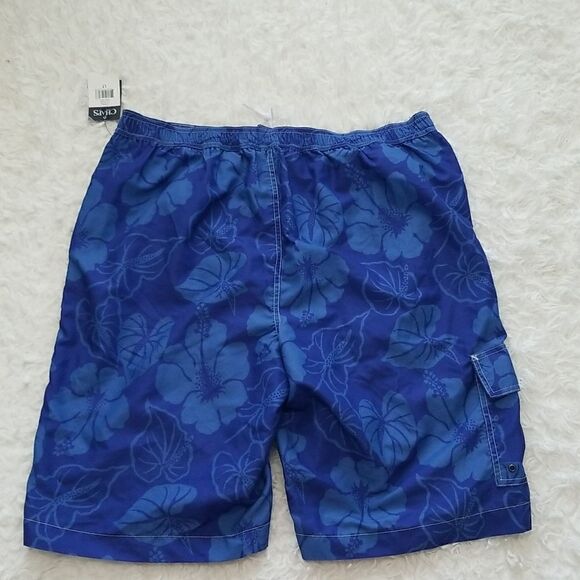 NWT CHAPS Mens SwimShorts Sz LT - Picture 3 of 8
